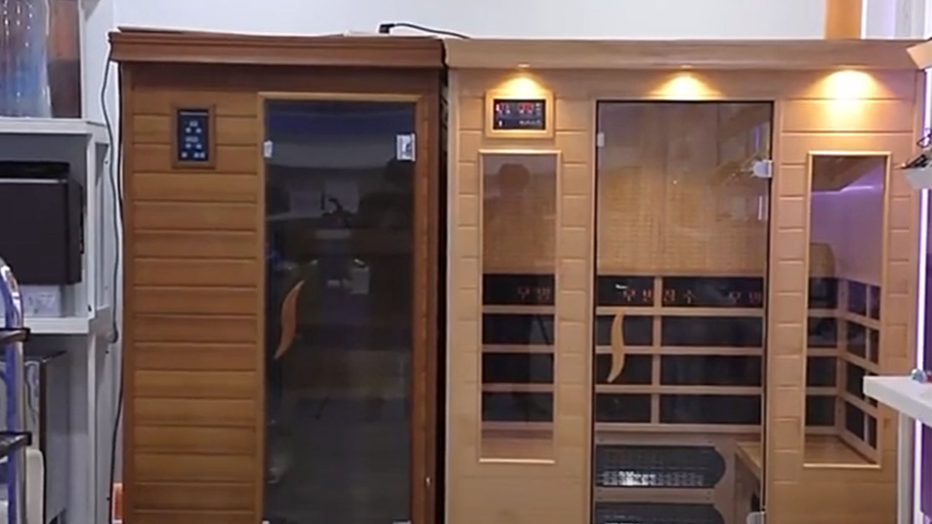 Salle de sauna infrarouge