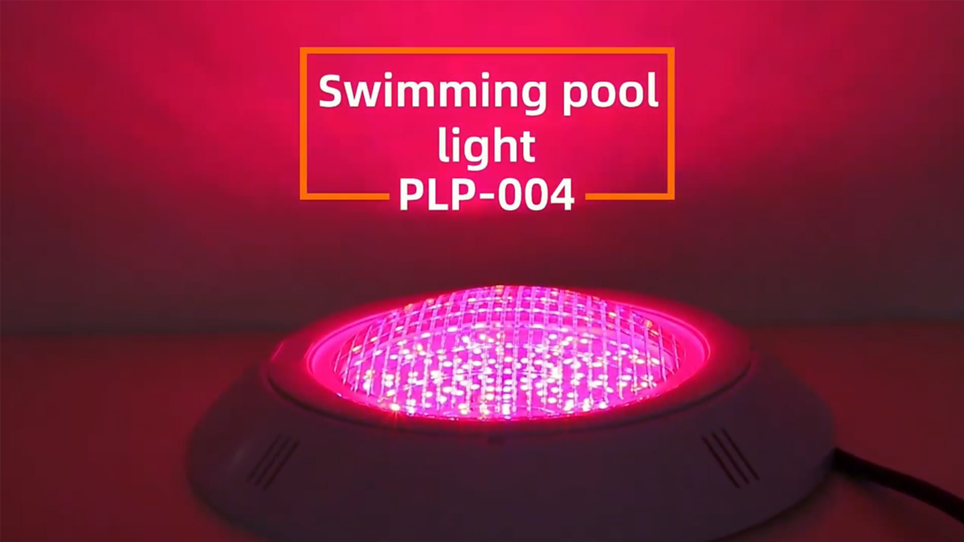 Structure lumineuse sous-marine de piscine à LED